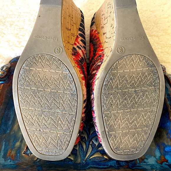 Faded Glory Open-toe Pumps SZ-8 EUC - Picture 11 of 12